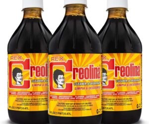 Detalles adicionales. Creolina es un gran limpiador multiusos. No solo limpia sino que desodoriza. Se puede utilizar para limpiar cuartos de animales, botes