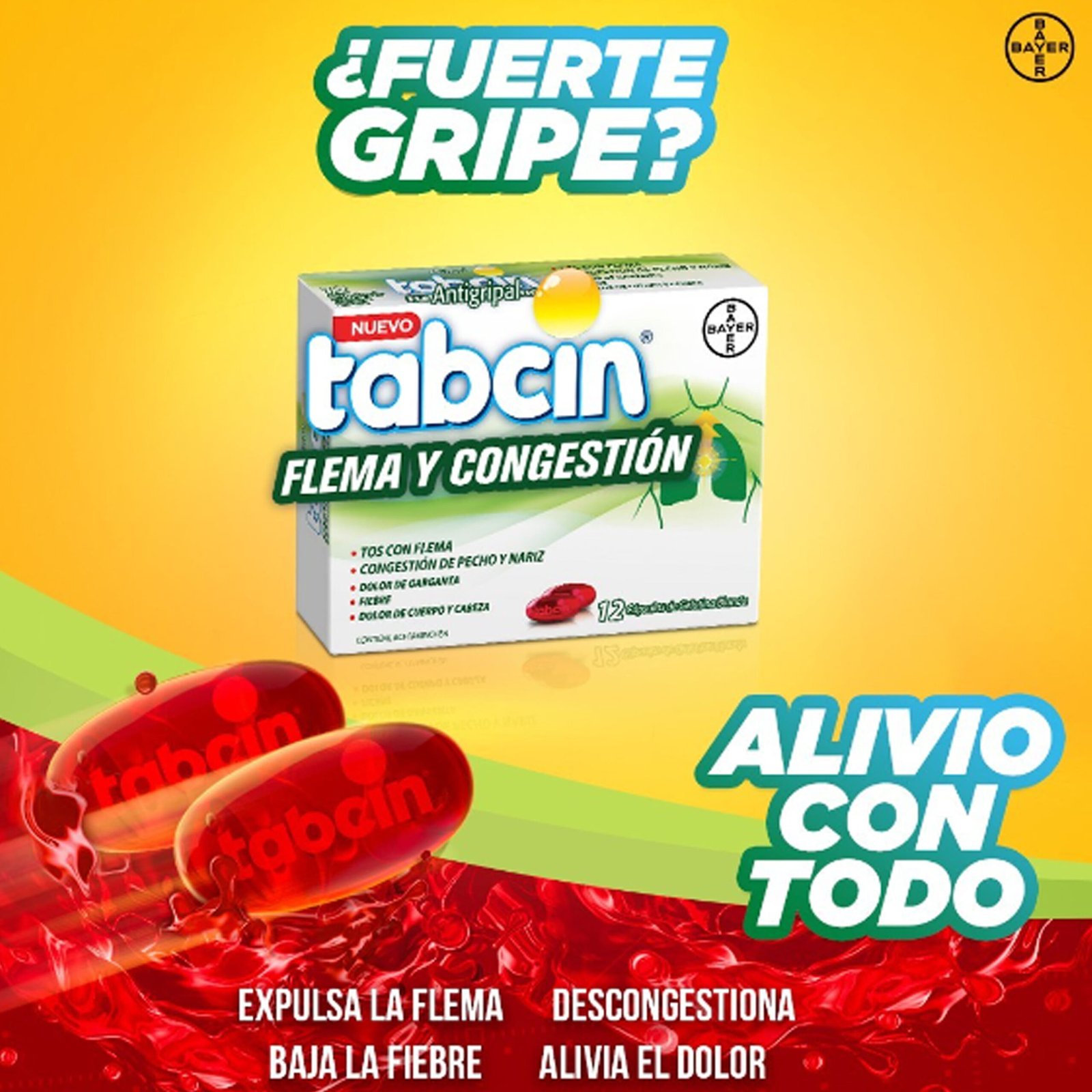 TABCIN PHLEGM CONGESTION C/12