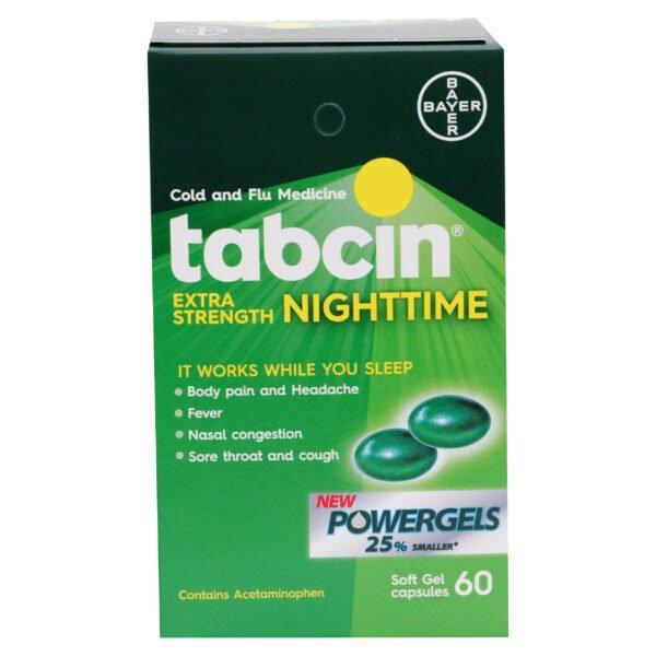 What is Tabcin Night12? Tabcin Night12 is a specially formulated nighttime solution designed to help you achieve restful sleep. It addresses common disturbances that may hinder your ability to relax and enjoy a full night’s rest. Benefits of Using Tabcin Night12 This product combines effective ingredients to provide relief from nighttime discomfort, ensuring you wake up refreshed. With its soothing formula, Tabcin Night12 supports a tranquil sleep environment, allowing you to embrace the night with ease. How to Use Tabcin Night12 To experience the full benefits, take Tabcin Night12 as directed before bedtime. This ensures you can drift off comfortably and wake without feeling sluggish. Embrace a night of peaceful slumber with Tabcin Night12 and start your day revitalized.