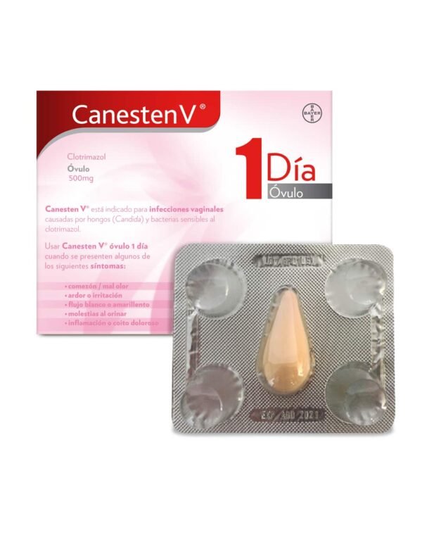 What are Canesten V Ovules? Canesten V ovules are an effective antifungal treatment designed to combat vaginal infections caused by fungi. They are formulated with the active ingredient clotrimazole, known for its fast and effective action in eliminating vaginal candidiasis. Benefits of Using Canesten V Ovules These suppositories are easy to use and are inserted directly into the vagina, allowing for optimal absorption of the medication. Many women opt for Canesten V because of its effectiveness and fast action, relieving itching, irritation and uncomfortable discharge. How to use Canesten V Ovules? It is essential to follow the instructions on the leaflet. Generally, it is recommended to insert one suppository at night before going to sleep, preferably for three consecutive nights. However, if symptoms persist, it is advisable to consult a doctor.