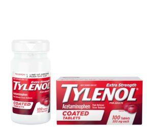 Tylenol 500 en frasco