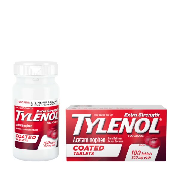 Tylenol 500 en frasco